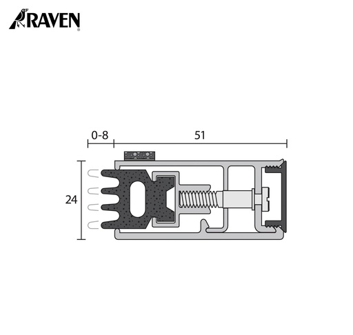 RAVEN® DOOR FRAME OR PERIMETER SEALS, RP24