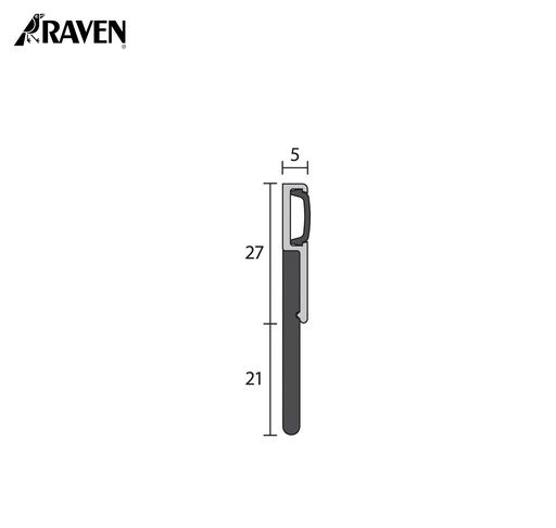 RAVEN® DOOR BOTTOM SWEEP SEALS, RP26