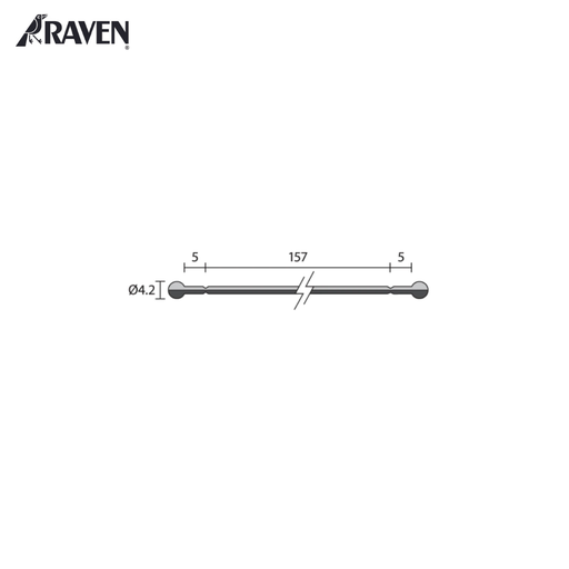 [A462LGBK2.5] RAVEN® REPLACEMENT COMPONENTS - EXTRUSIONS, RP462LGBK