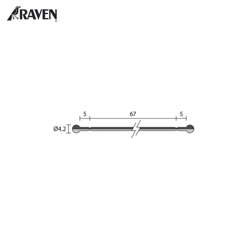 [A462SLGBK2.5] RAVEN® REPLACEMENT COMPONENTS - EXTRUSIONS, RP462SLGBK