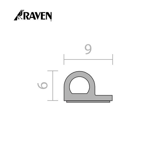 RAVEN® DOOR FRAME OR PERIMETER SEALS - DOOR & WINDOW WEATHER STRIP, RP48