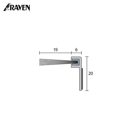 RAVEN® BRUSH STRIP SEALS - NYLON FILAMENT, RP49