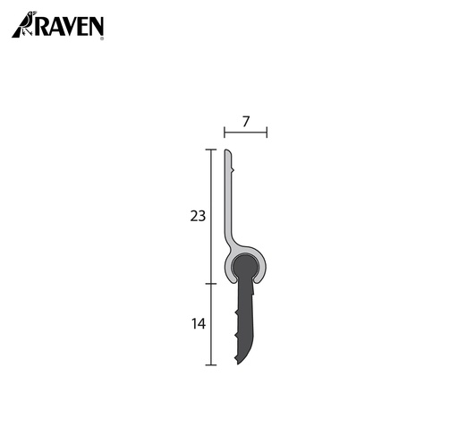 RAVEN® DOOR BOTTOM SWEEP SEALS, RP5