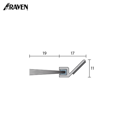 RAVEN® BRUSH STRIP SEALS - NYLON FILAMENT, RP50