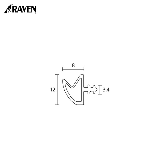 RAVEN® SILICON WEATHER STRIPPING, RP500