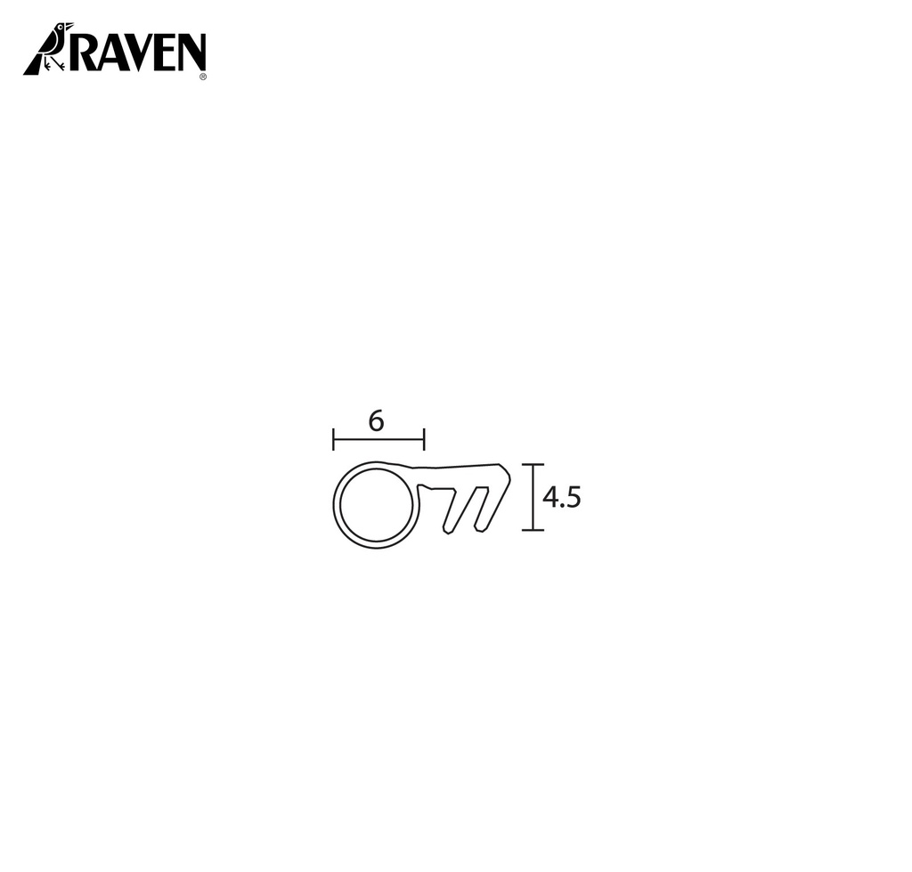 Raven RP530 Silicon Weather Strip