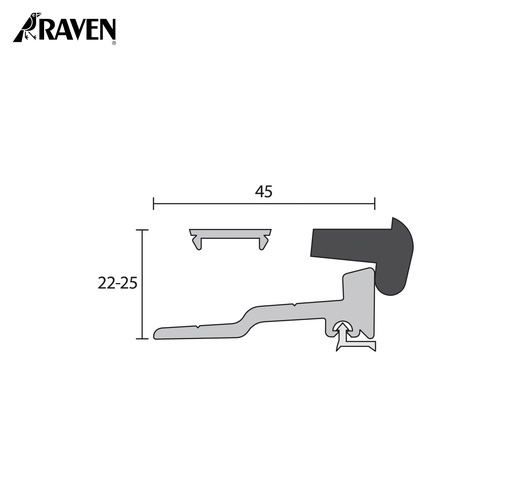 RAVEN® DOOR BOTTOM SWEEP SEALS, RP54