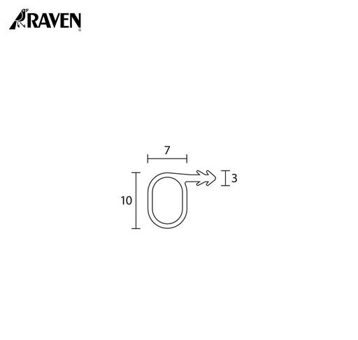 RAVEN® SILICON WEATHER STRIPPING, RP560