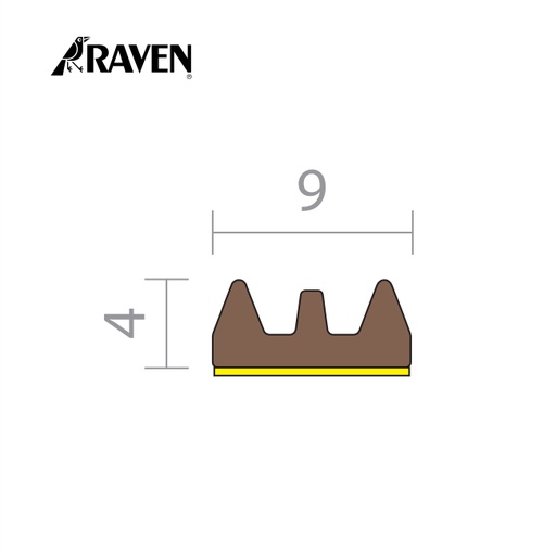 RAVEN® DOOR FRAME OR PERIMETER SEALS - DOOR & WINDOW WEATHER STRIP, RP59