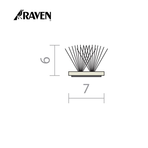 [R61B] RAVEN® DOOR FRAME OR PERIMETER SEALS - DOOR & WINDOW WEATHER STRIP, RP61