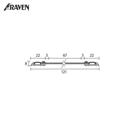 [A62SLGBK2500] RAVEN® FINGER-PINCH PROTECTION, RP62S