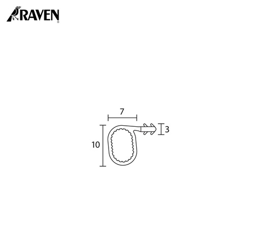 RAVEN® TPR WEATHER STRIPPING, RP660