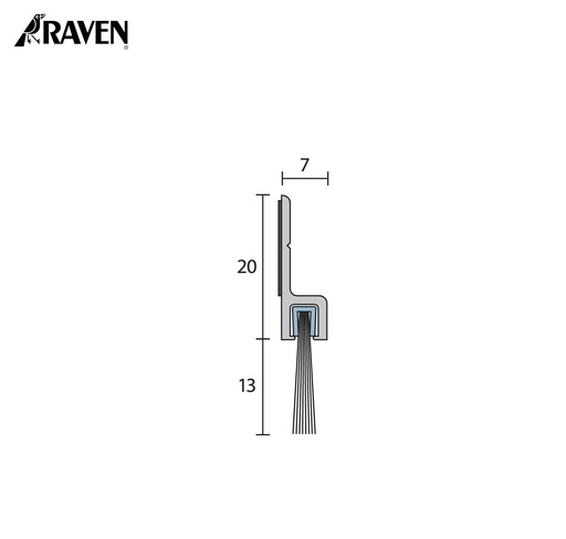 RAVEN® BRUSH STRIP SEALS - NYLON FILAMENT, RP74