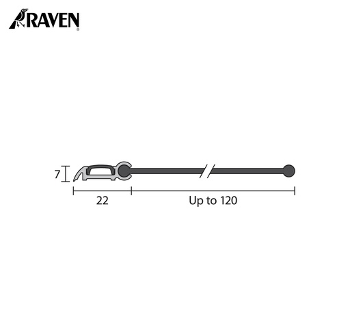 RAVEN® DOOR BOTTOM SWEEP SEALS, RP81