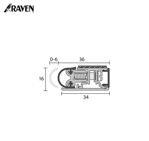 RAVEN® DOOR FRAME OR PERIMETER SEALS, RP87HSI