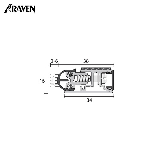 RAVEN® DOOR FRAME OR PERIMETER SEALS, RP87SI