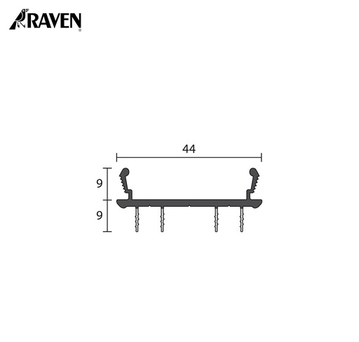 [A891000] RAVEN® DOOR BOTTOM SWEEP SEALS, RP89
