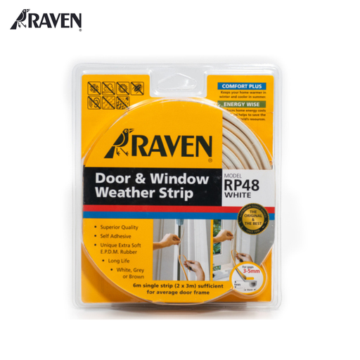 RAVEN® DOOR FRAME OR PERIMETER SEALS - DOOR & WINDOW WEATHER STRIP, RP48