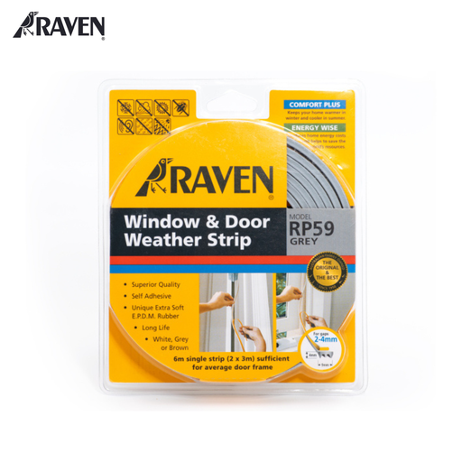 RAVEN® DOOR FRAME OR PERIMETER SEALS - DOOR & WINDOW WEATHER STRIP, RP59